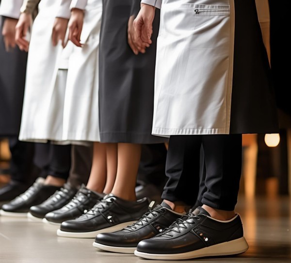 提升团队凝聚力的酒店餐饮服务员工鞋子 提升团队凝聚力的酒店餐饮服务员工鞋子